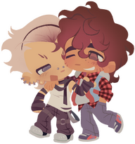 Chunkysoup22 commission of Santa and Junpei 999